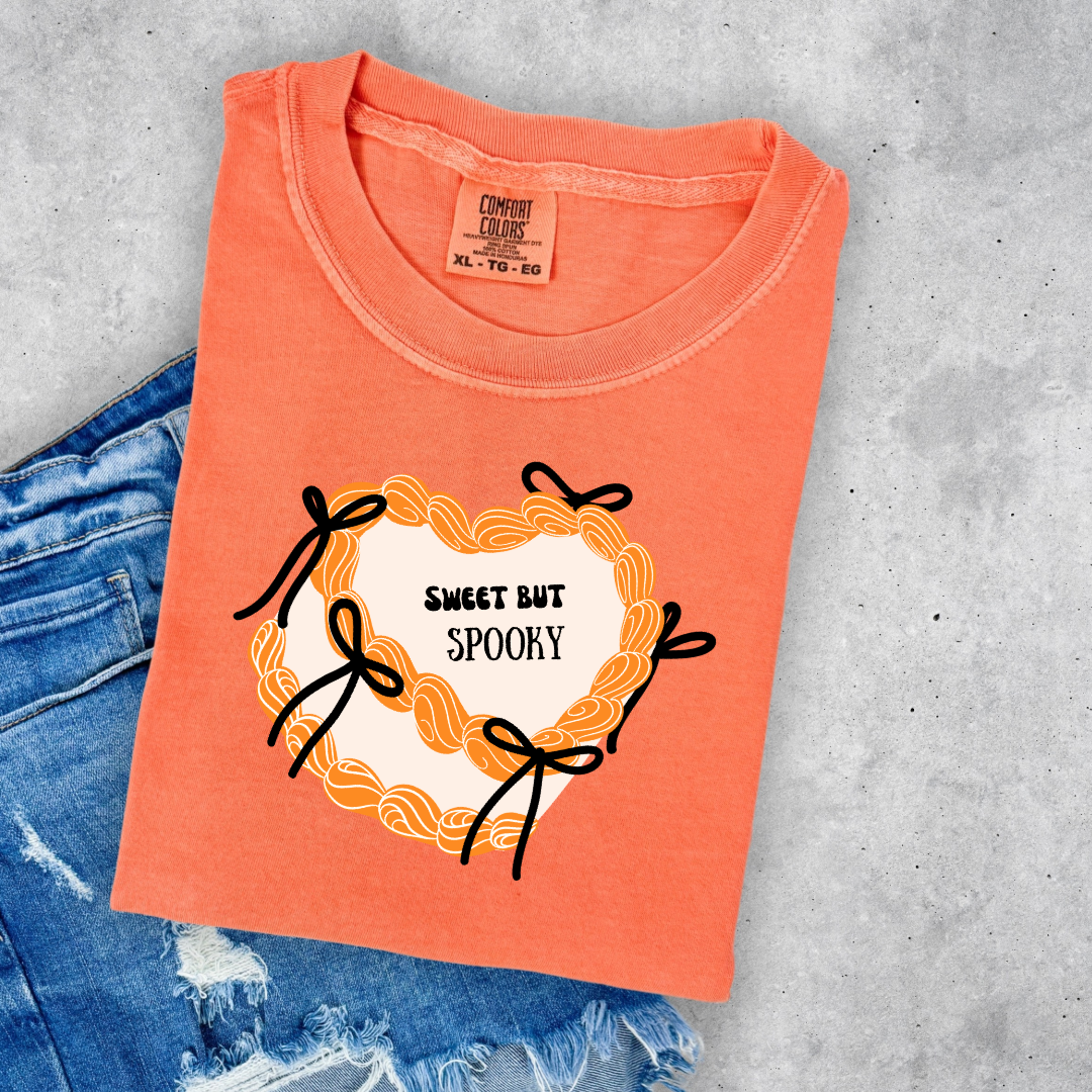 Sweet but Spooky Coquette cake Graphic Tee