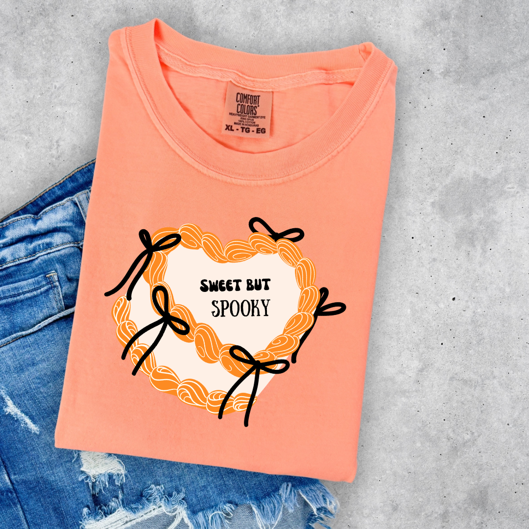 Sweet but Spooky Coquette cake Graphic Tee