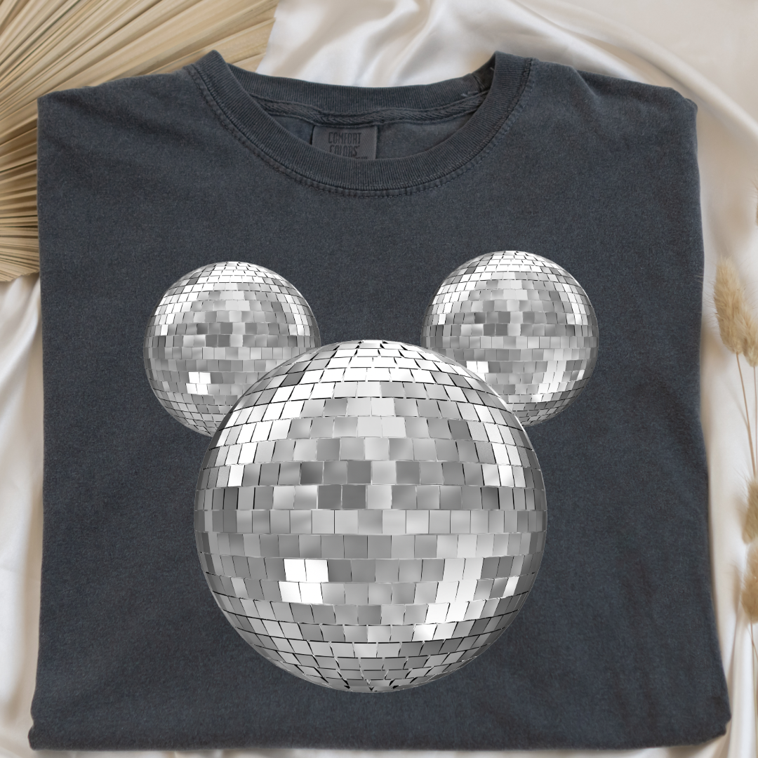 Disco Mickey No Bows Graphic Tee