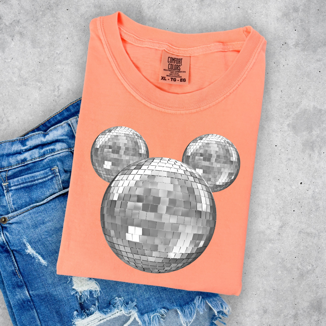 Disco Mickey No Bows Graphic Tee