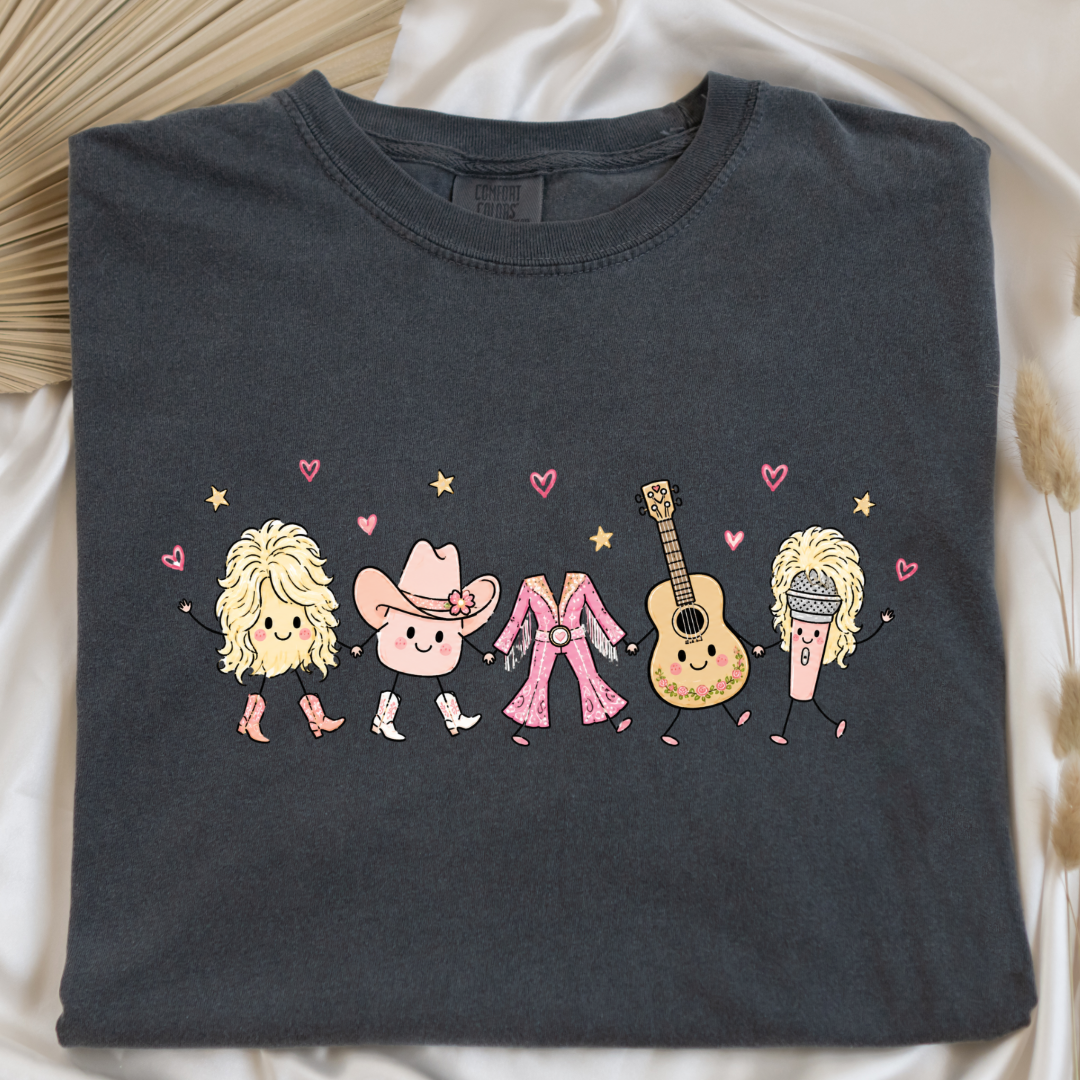 Dancing Dolly Graphic Tee & Crewneck