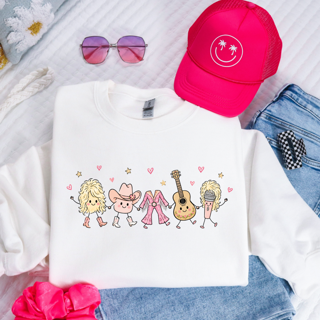 Dancing Dolly Youth Graphic Tee & Crewneck