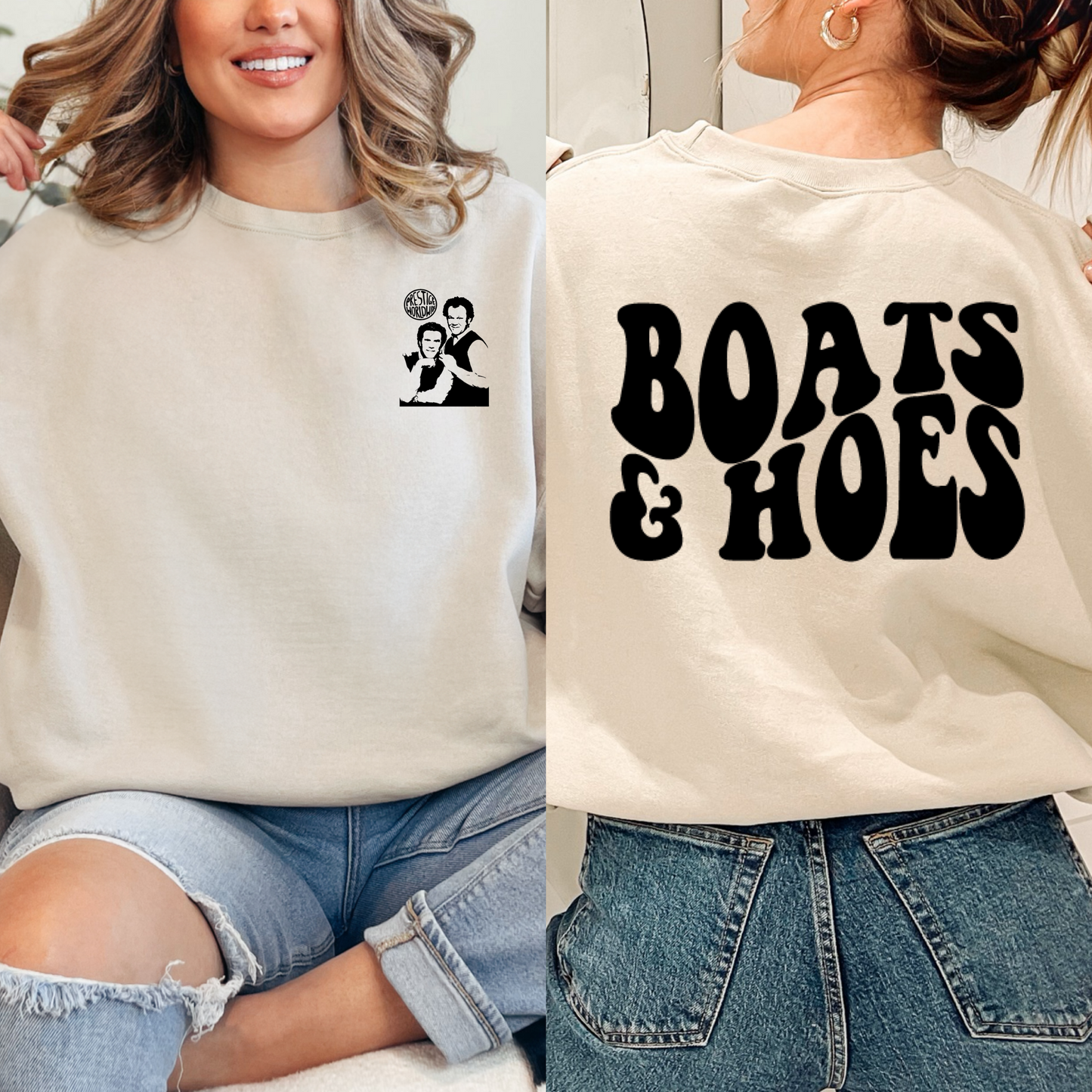 Step Brothers Boats & Hoes Crewneck & Hoodie