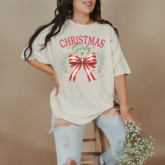 Christmas Girly Graphic Tee