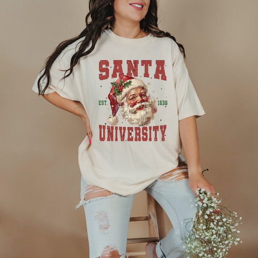 Santa University Graphic Tee