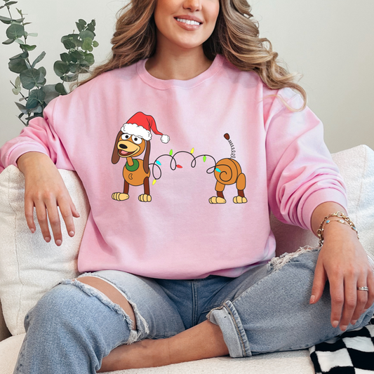 Slinky Dog Christmas Crewneck & Hoodie