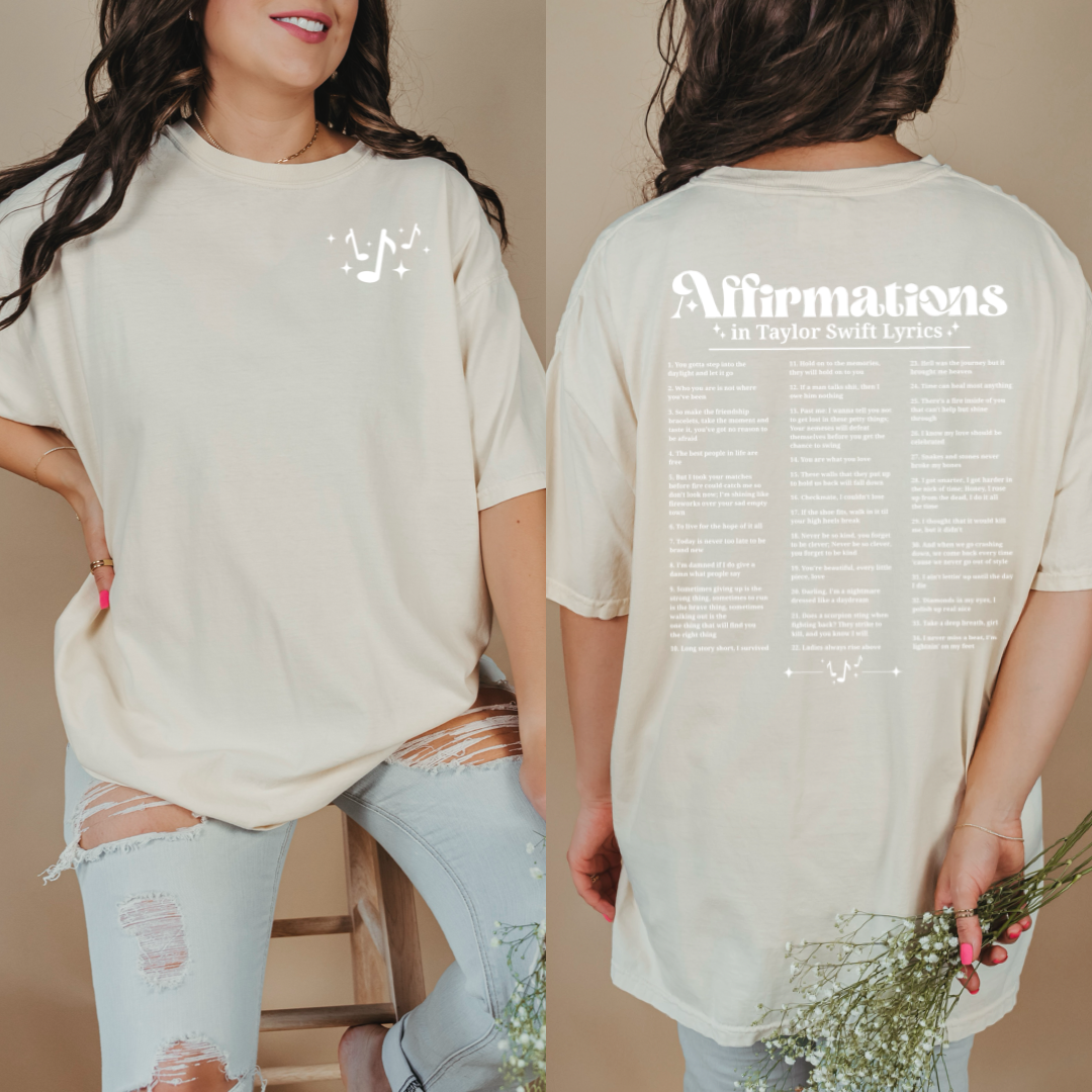 Taylor Swift Affirmations Graphic Tee