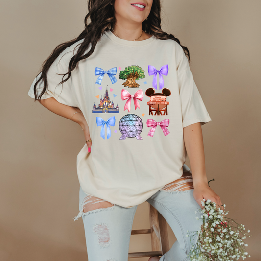 Walt Disney Parks Coquette Graphic Tee