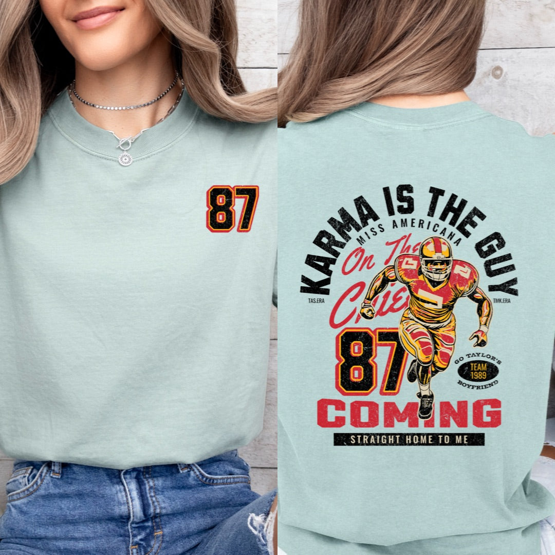 Karma Is A Guy On The Chiefs Graphic Tee