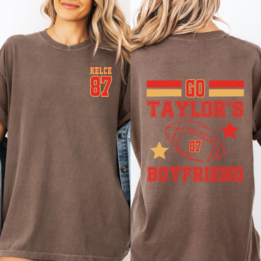 Go Taylor's Boyfriend 87 Graphic Tee