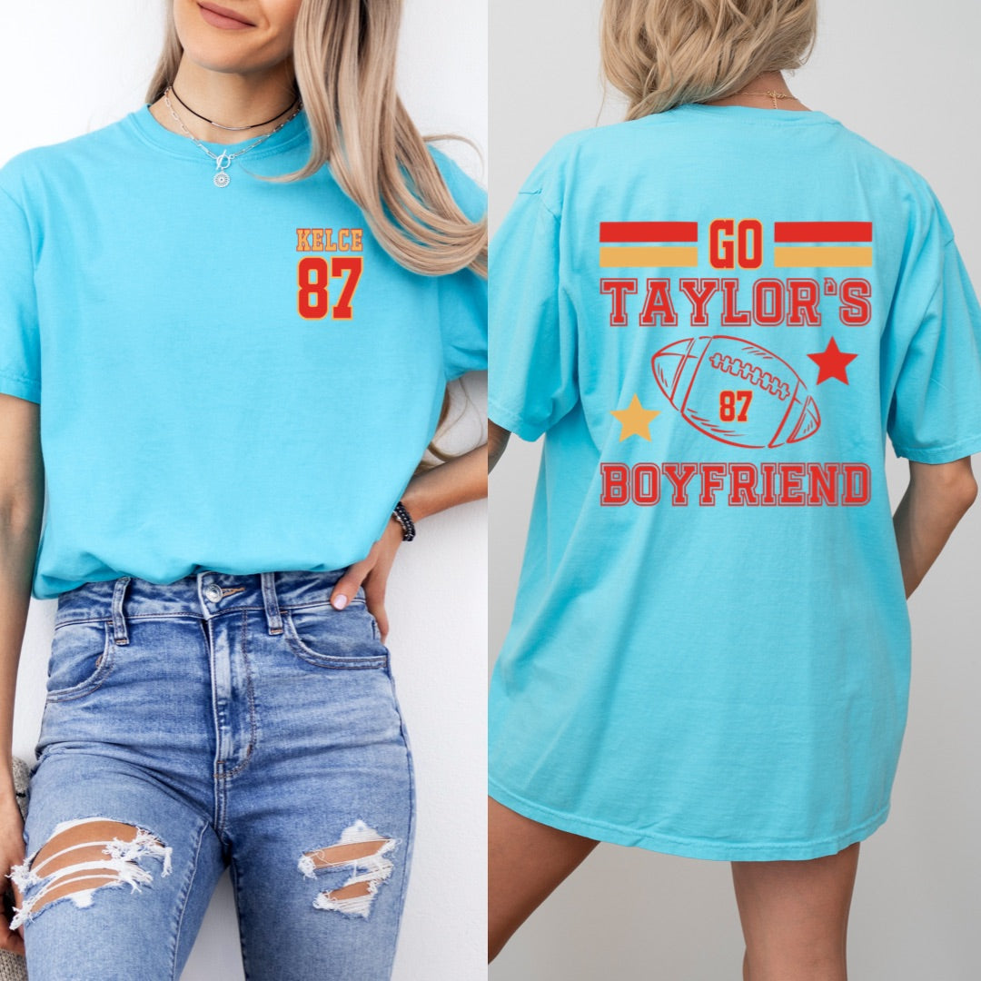 Go Taylor's Boyfriend 87 Graphic Tee