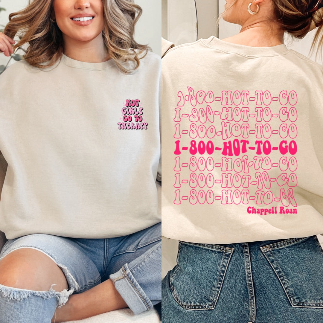 1-800-Hot-To-Go Crewneck & Hoodie