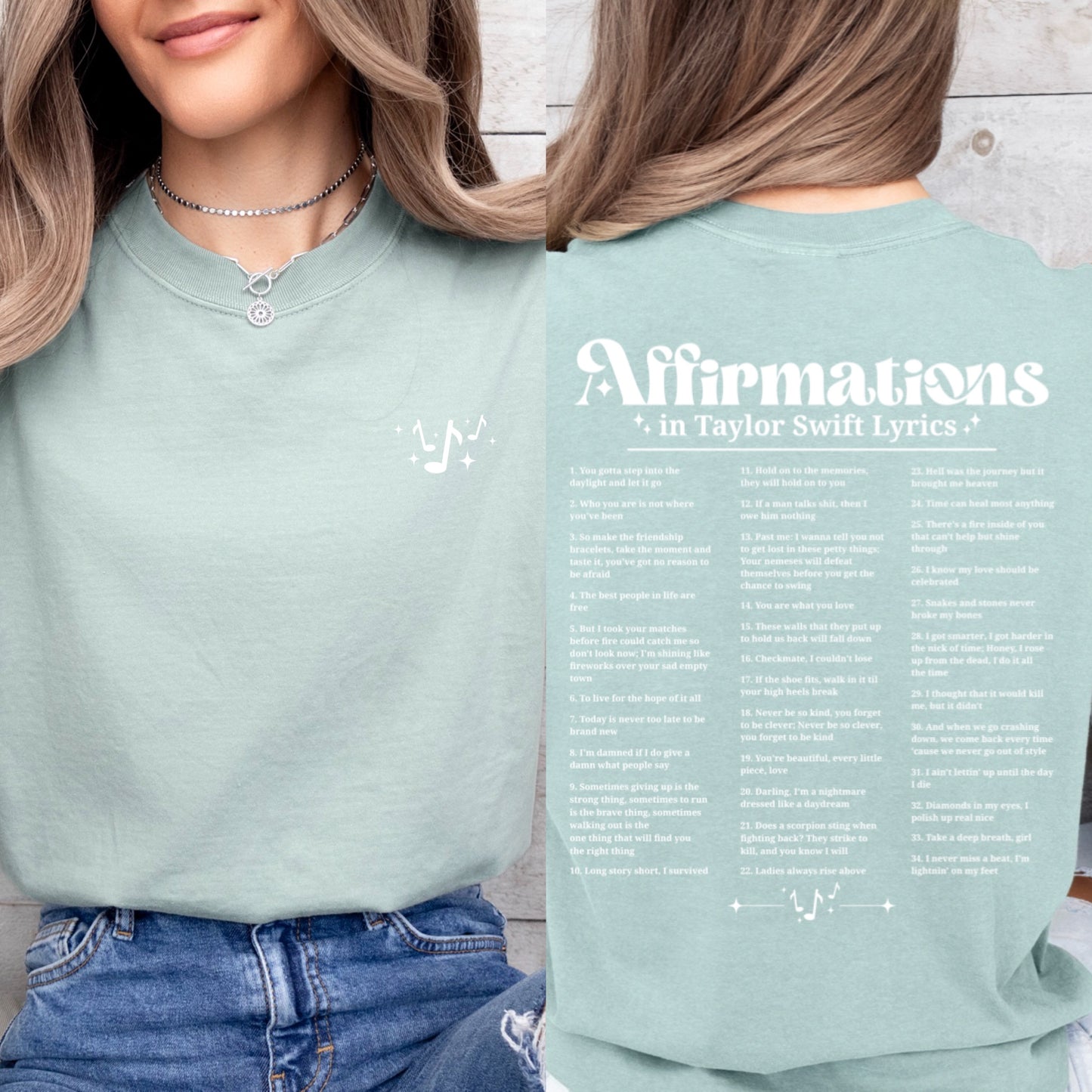 Taylor Swift Affirmations Graphic Tee