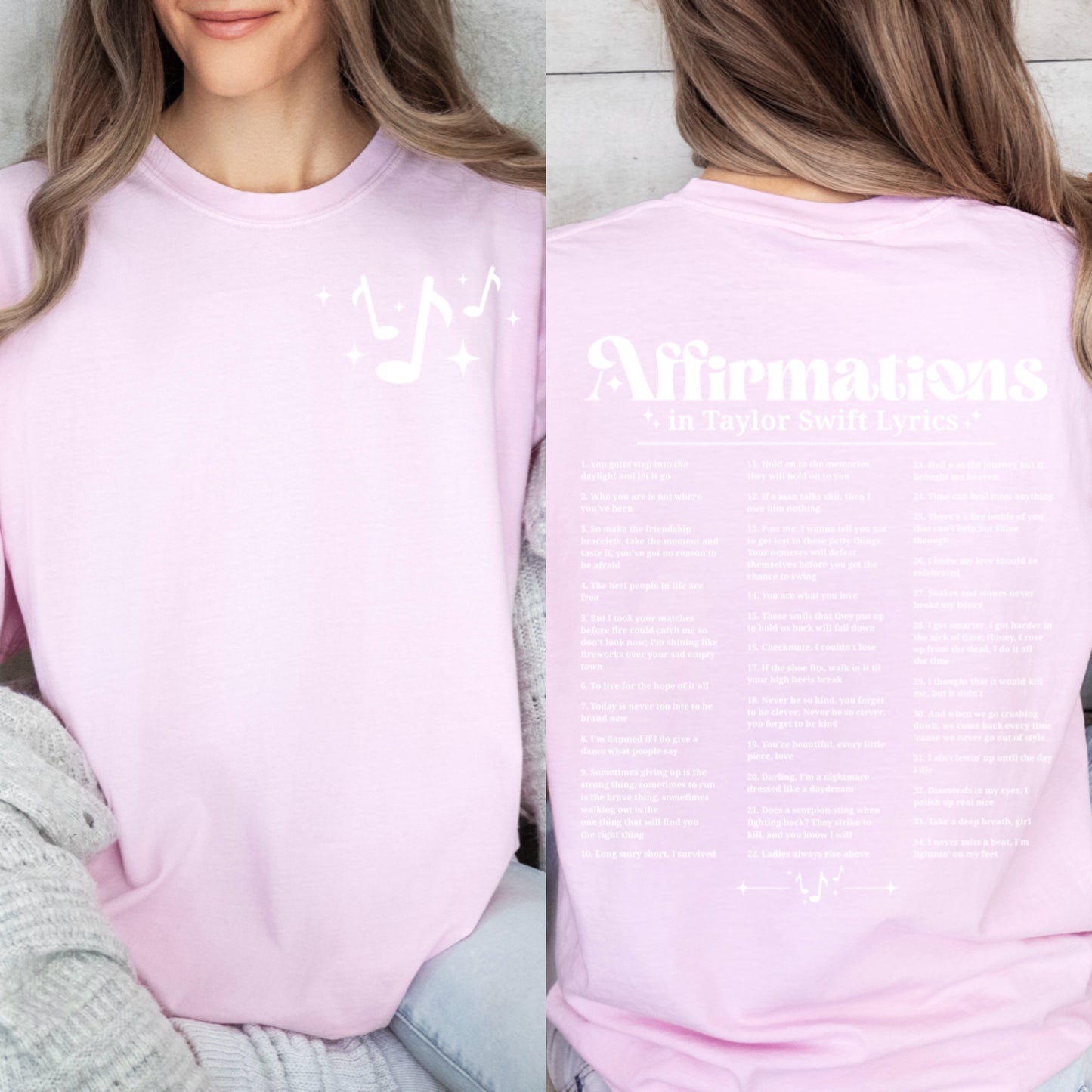 Taylor Swift Affirmations Graphic Tee