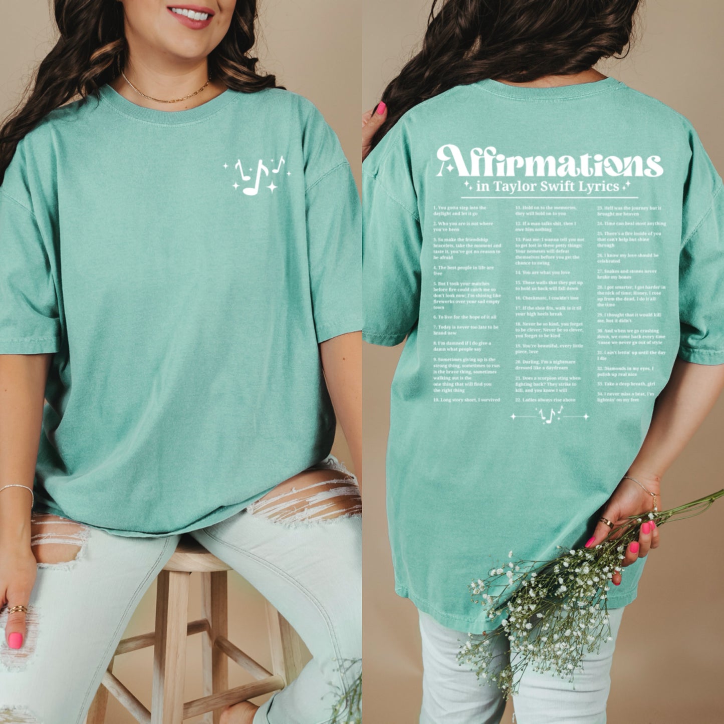 Taylor Swift Affirmations Graphic Tee