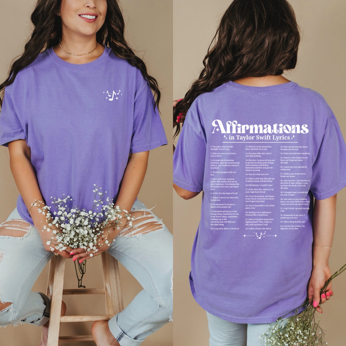 Taylor Swift Affirmations Graphic Tee