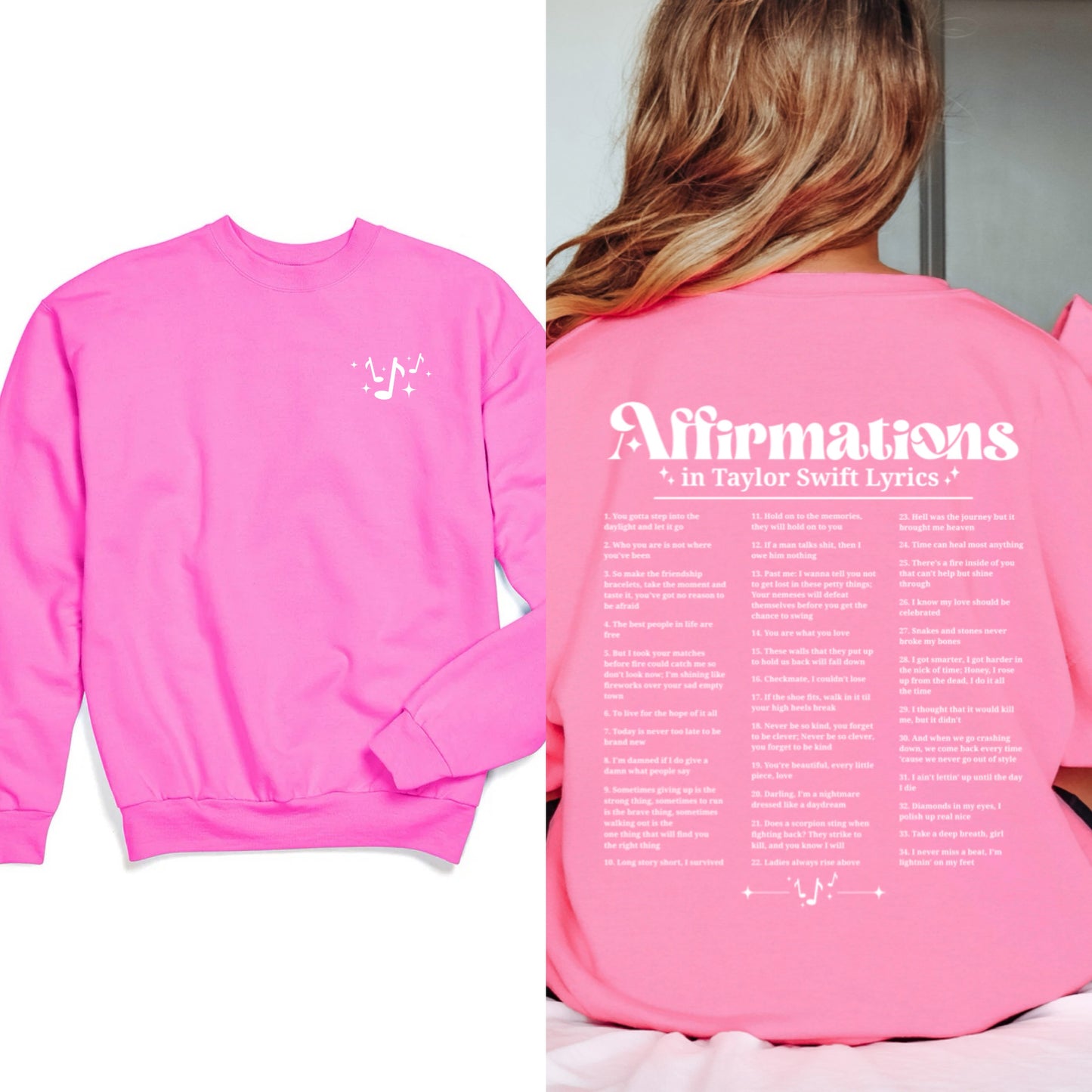 Taylor's Affirmation Crewneck & Hoodie