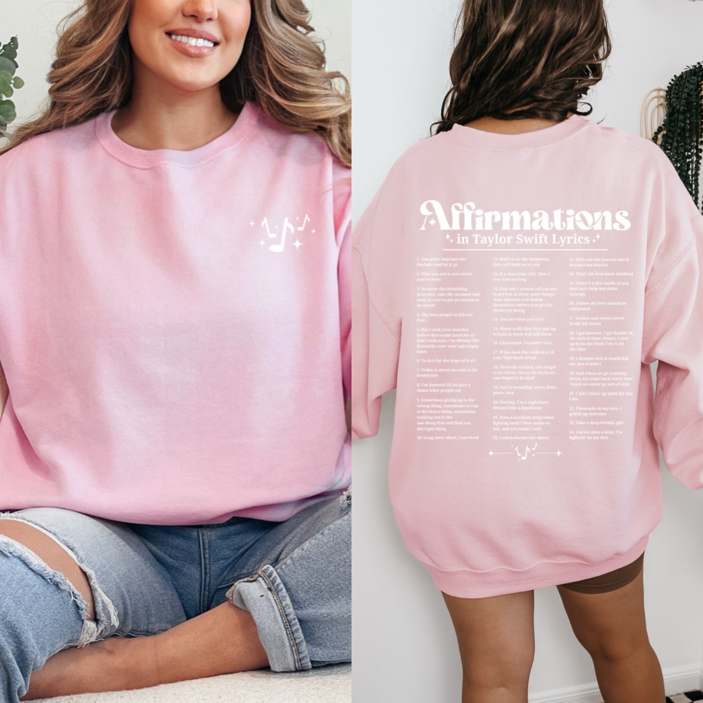 Taylor's Affirmation Crewneck & Hoodie