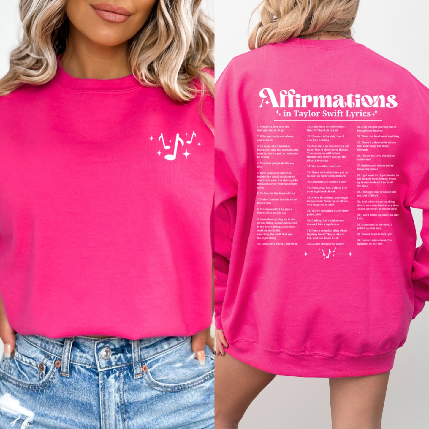 Taylor's Affirmation Crewneck & Hoodie