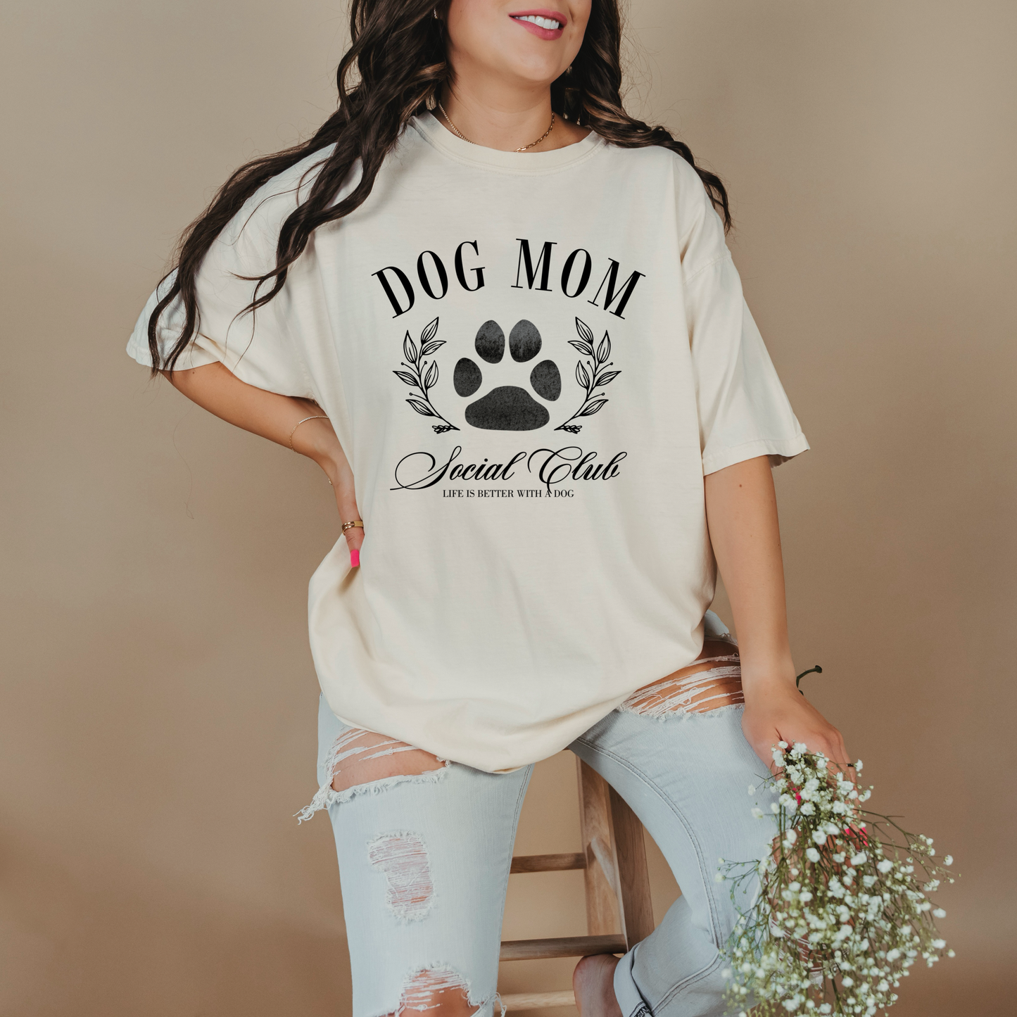 Dog Mom Social Club Graphic Tee