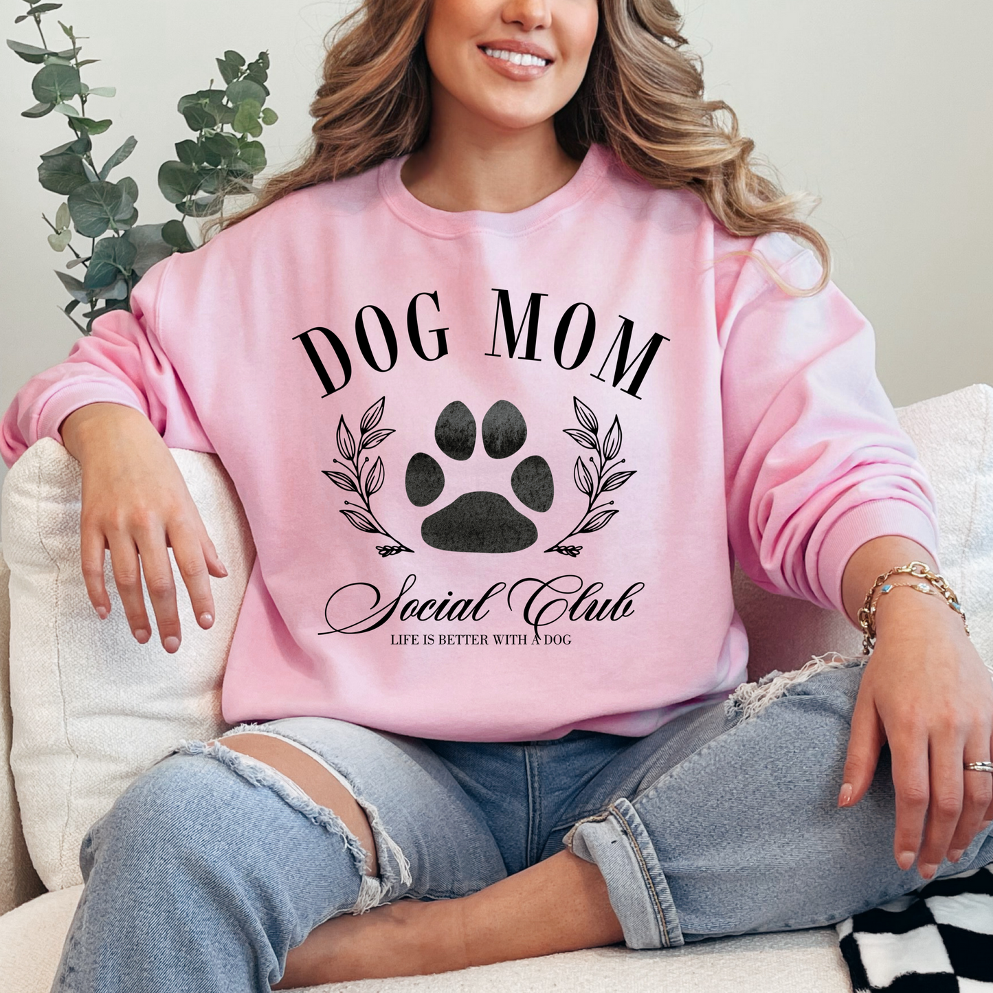 Dog Mom Social Club Crewneck & Hoodie