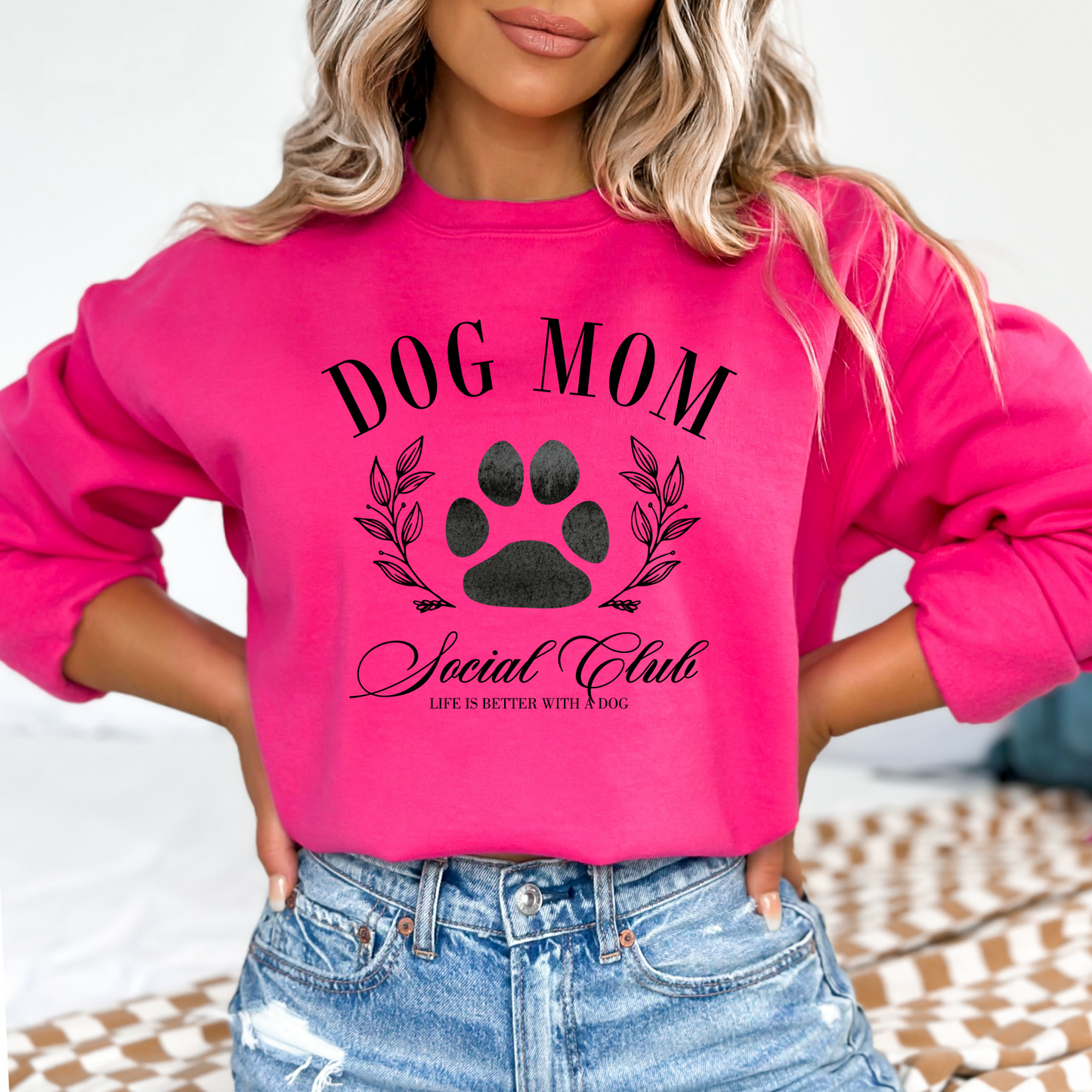 Dog Mom Social Club Crewneck & Hoodie