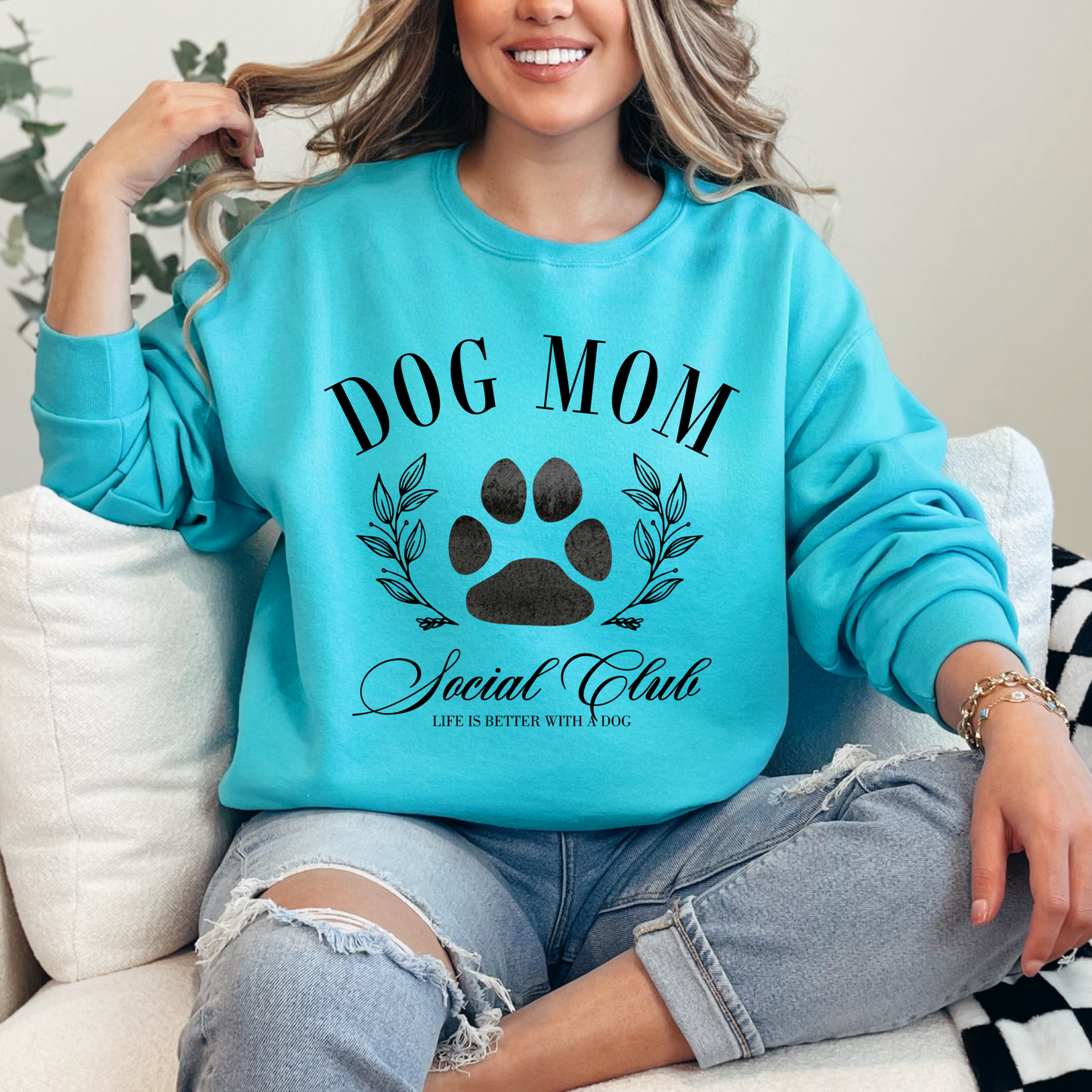 Dog Mom Social Club Crewneck & Hoodie