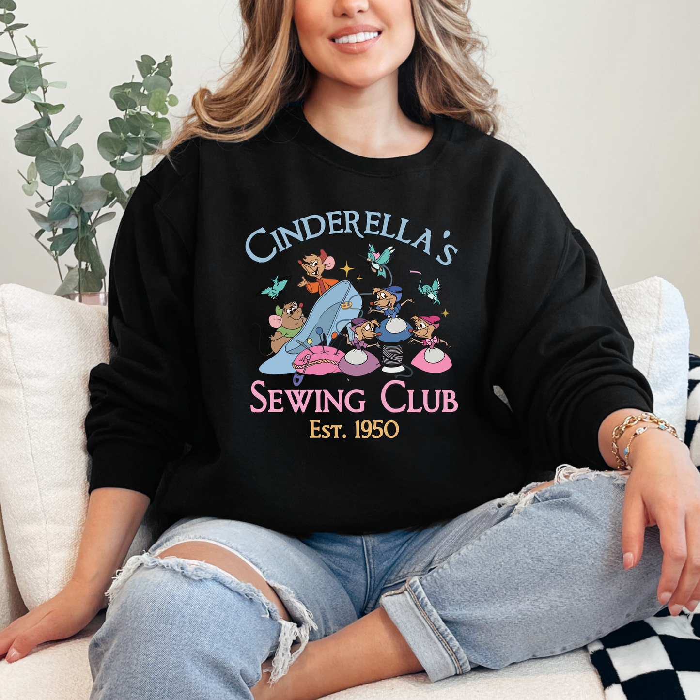 Cinderella Sewing Club Crewneck & Hoodie