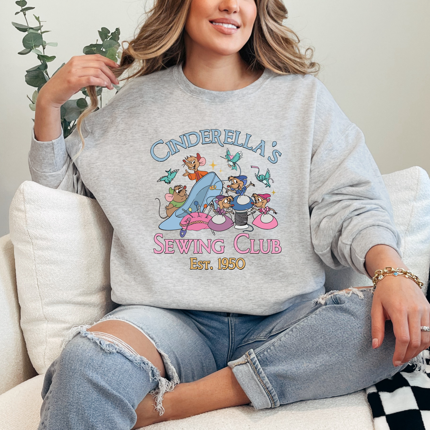 Cinderella Sewing Club Crewneck & Hoodie