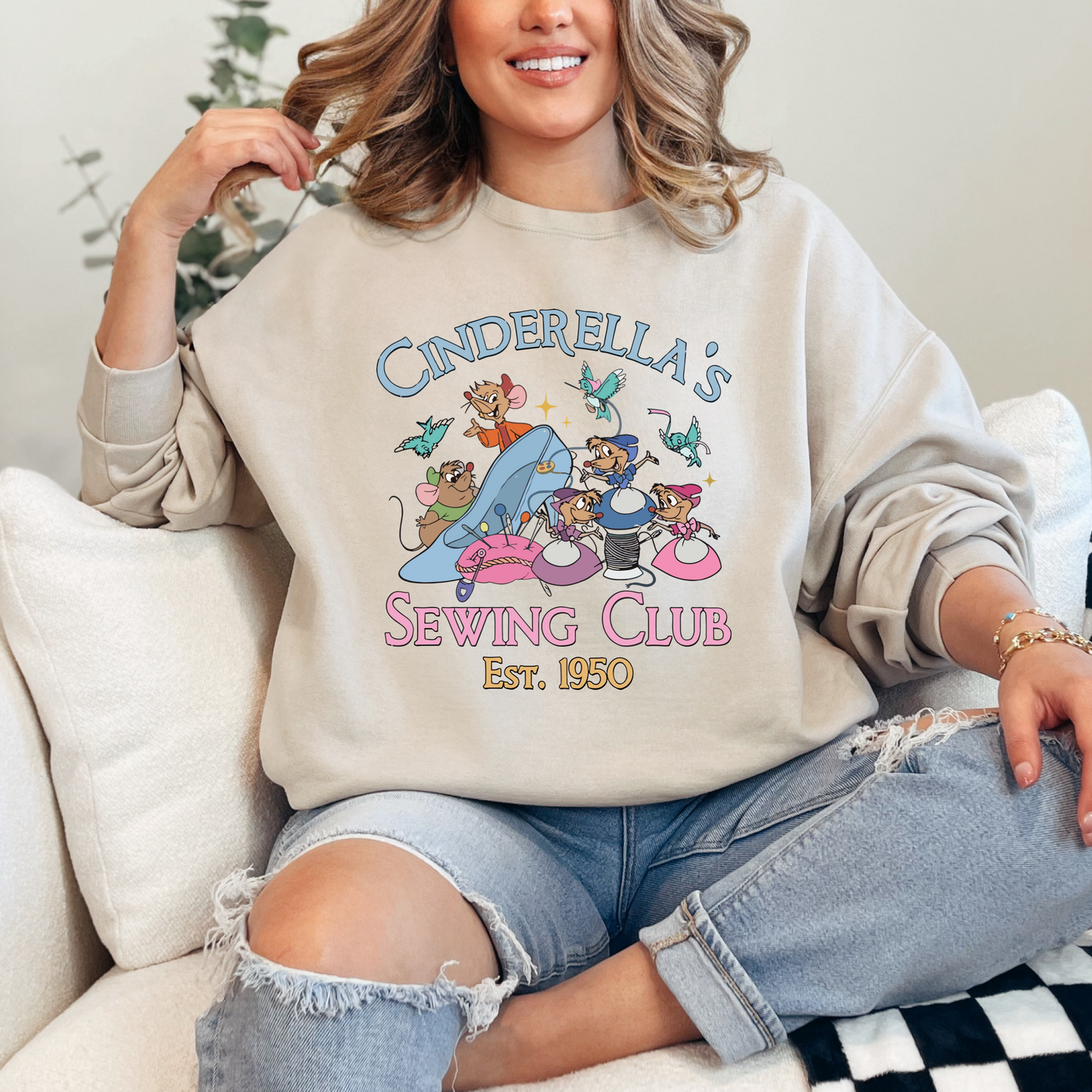 Cinderella Sewing Club Crewneck & Hoodie