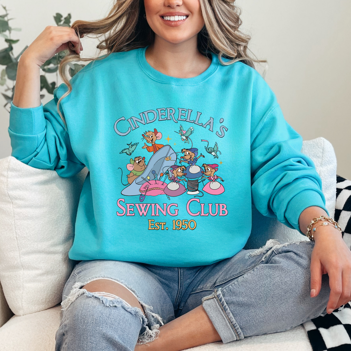 Cinderella Sewing Club Crewneck & Hoodie