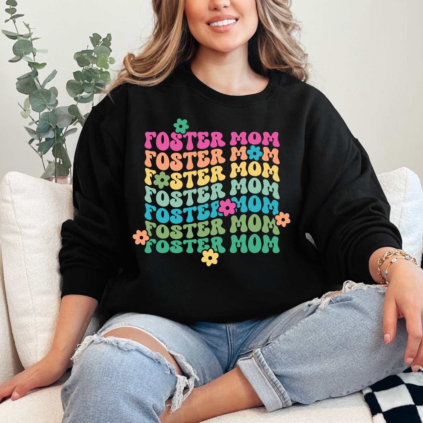 Foster Mom Crewneck & Hoodie