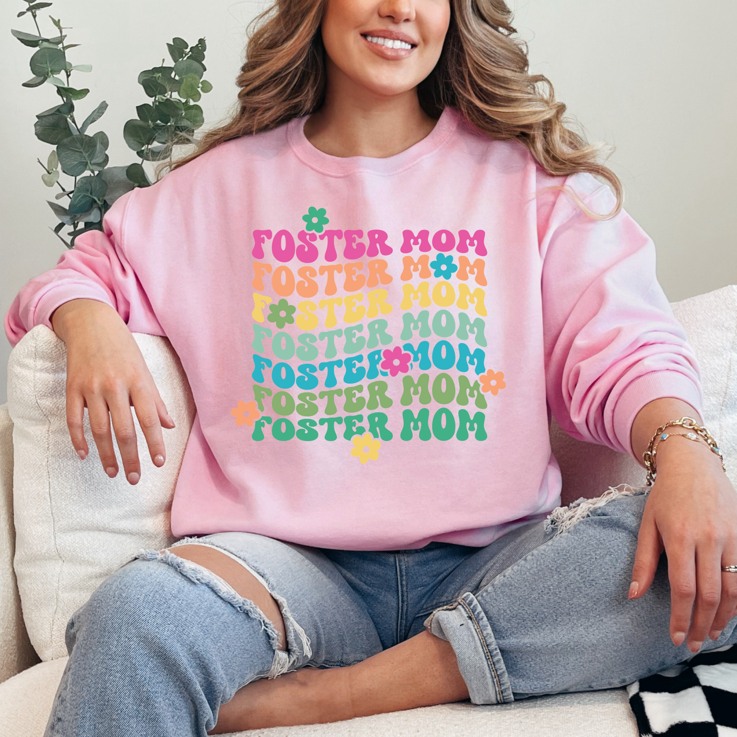 Foster Mom Crewneck & Hoodie