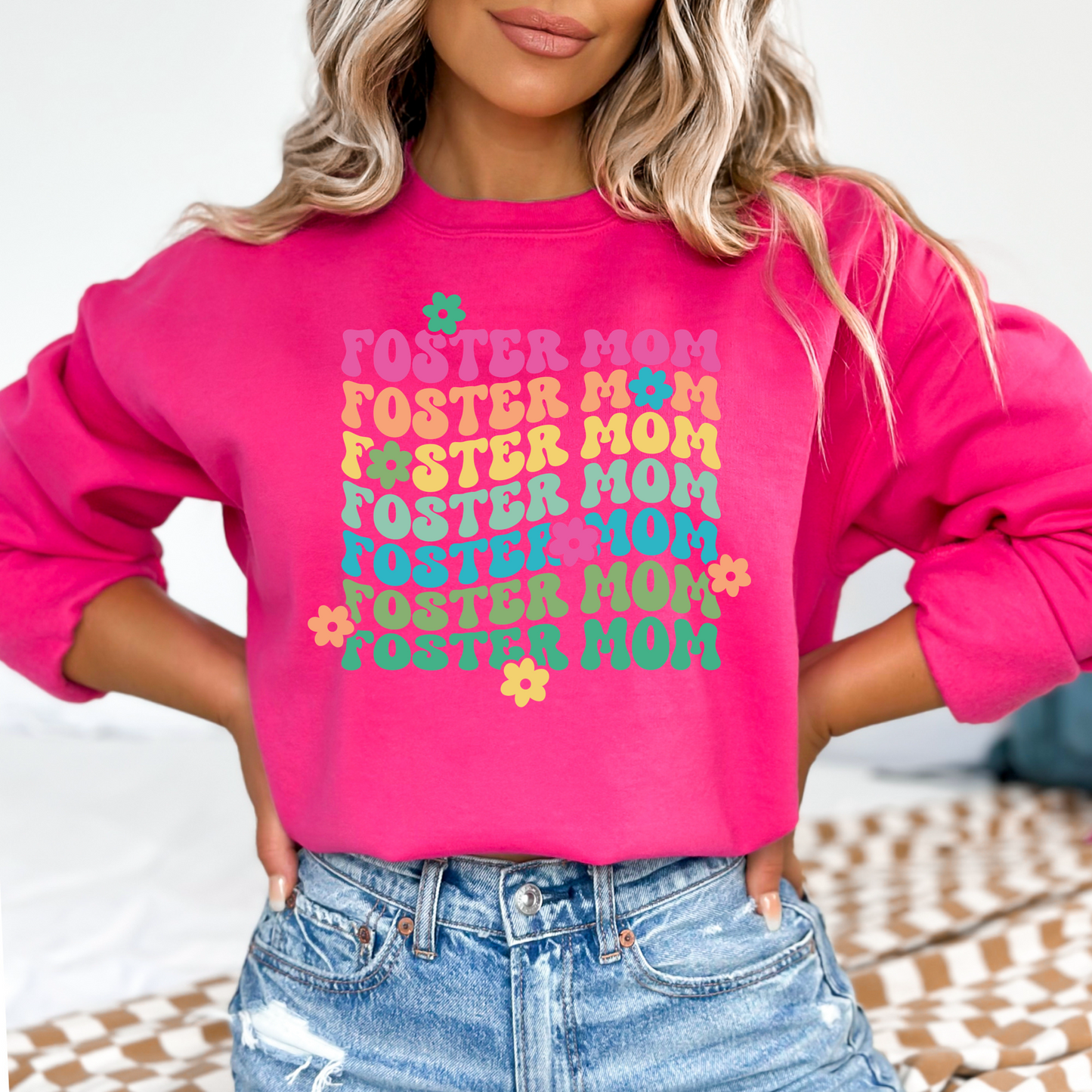 Foster Mom Crewneck & Hoodie