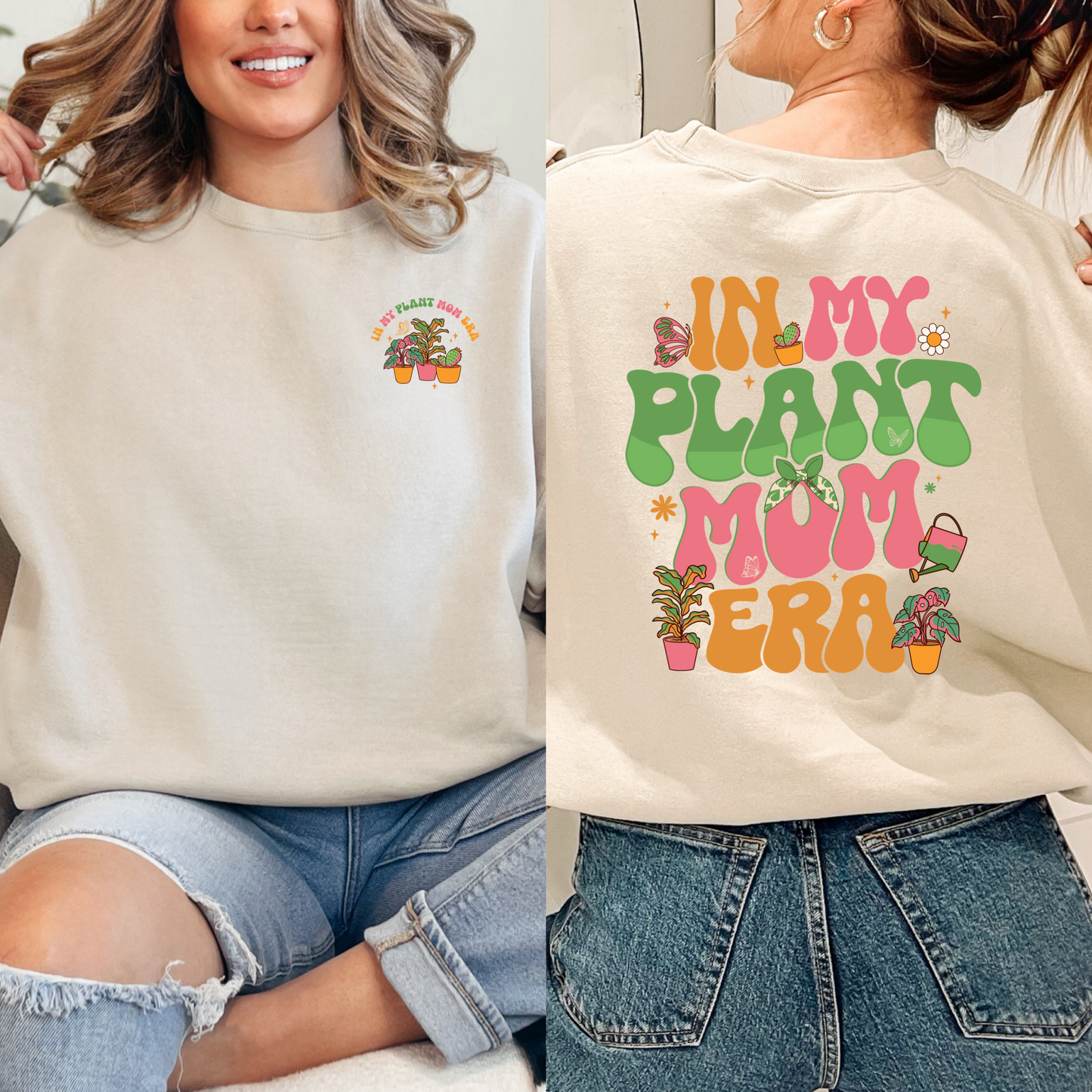 In My Plant Mom Era Crewneck & Hoodie