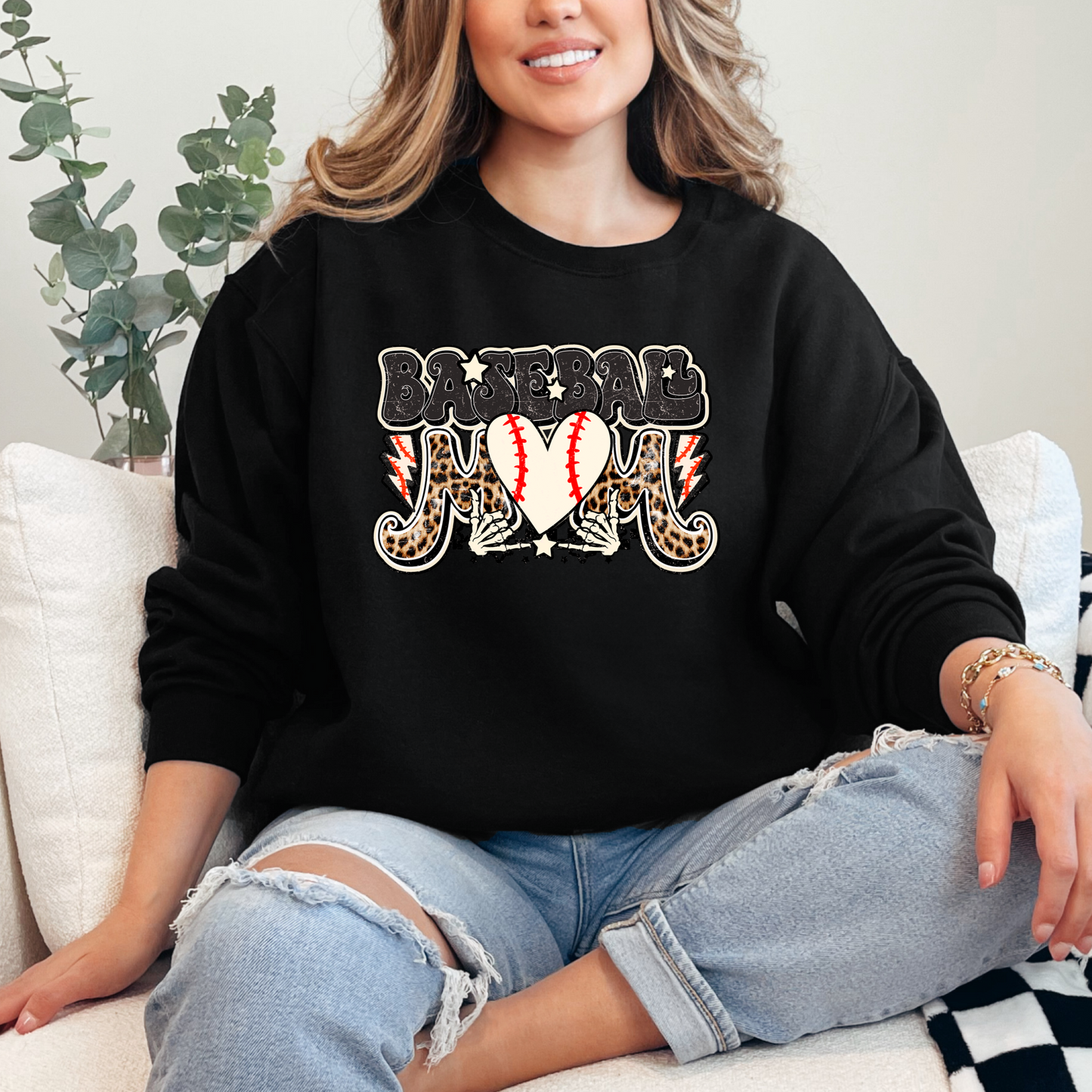 Baseball Mom Crewneck & Hoodie