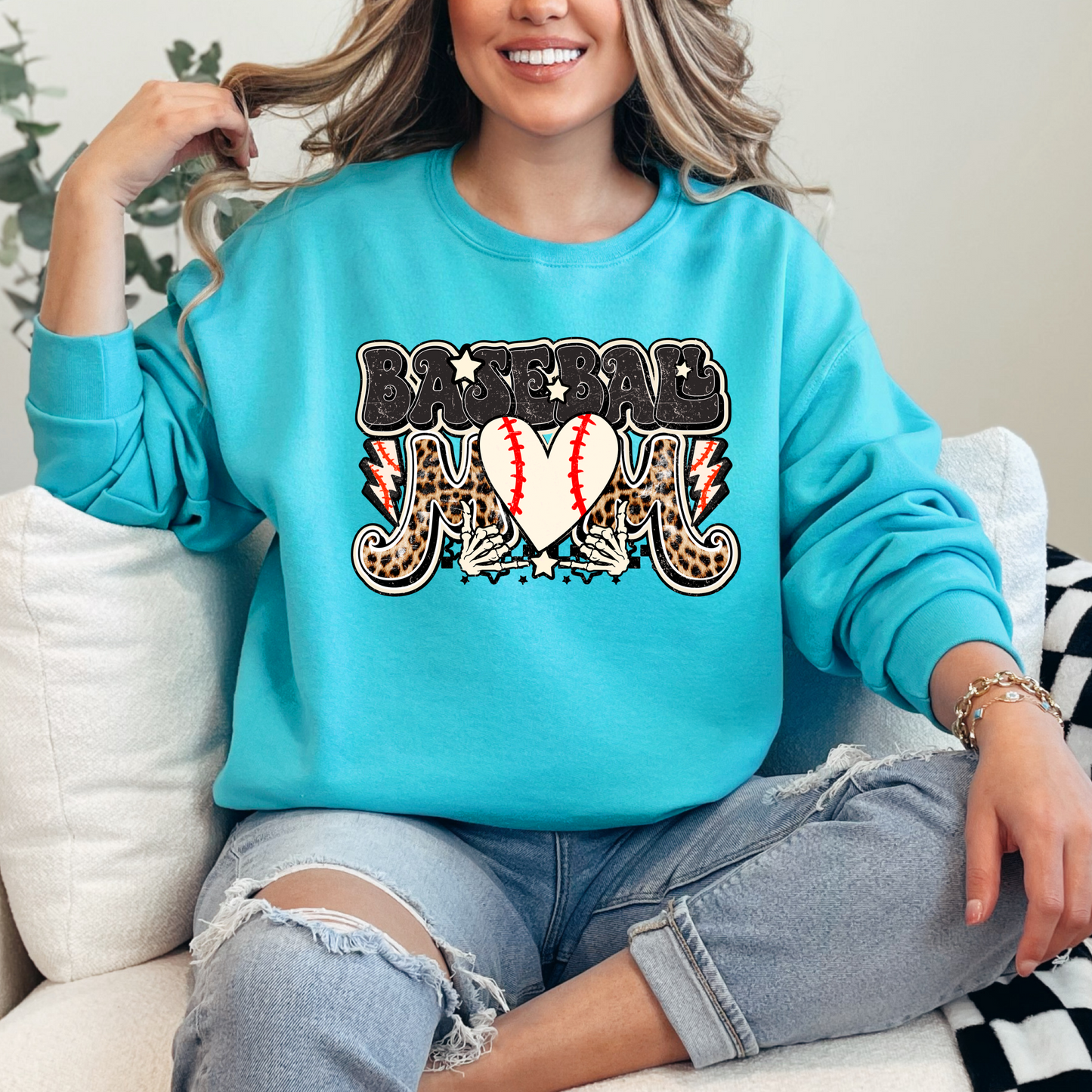 Baseball Mom Crewneck & Hoodie