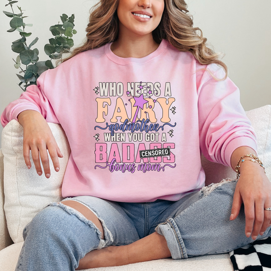 Bonus Mom Crewneck & Hoodie