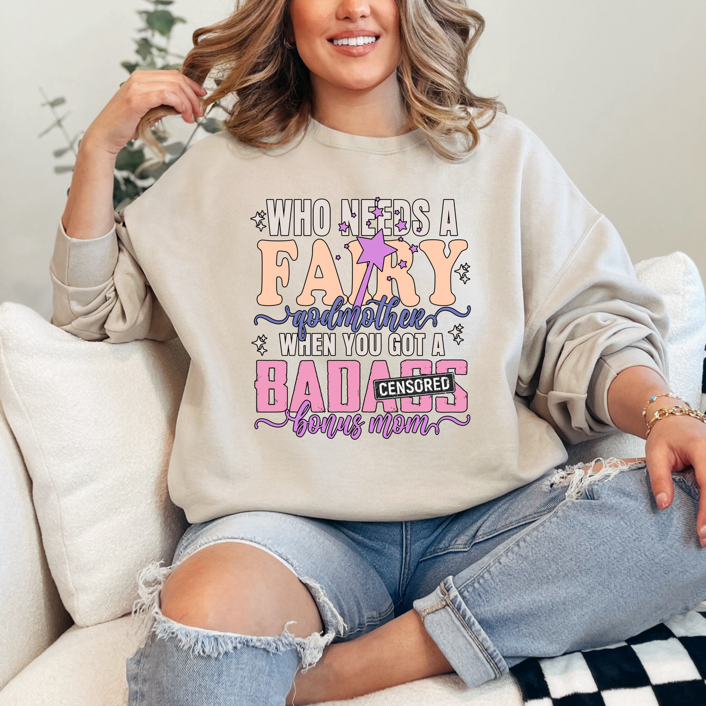 Bonus Mom Crewneck & Hoodie