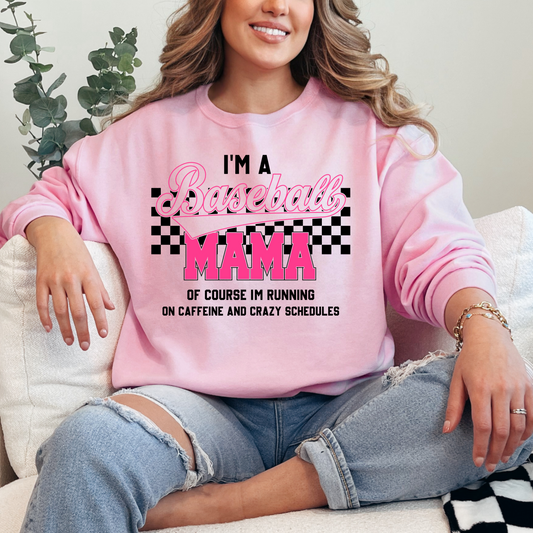 I’m A Baseball Mom Crewneck & Hoodie