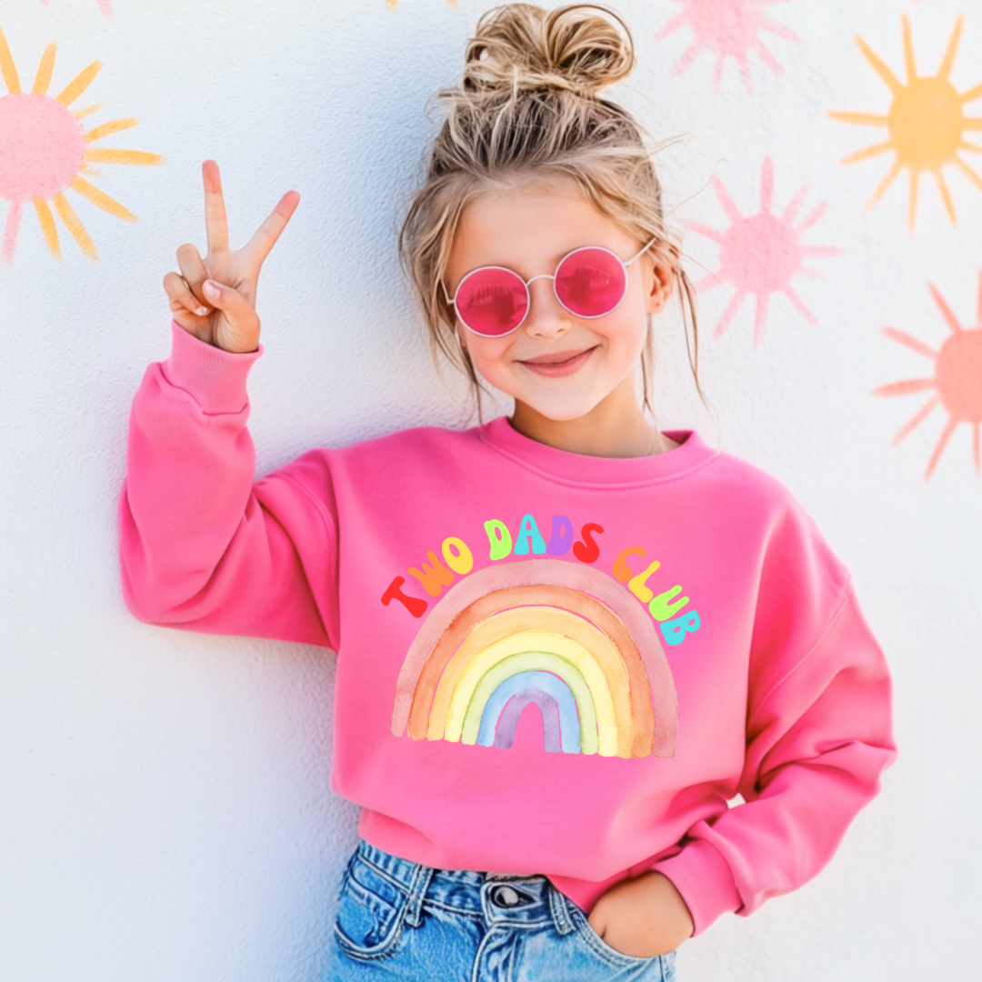 Two Dads Club Youth Crewneck