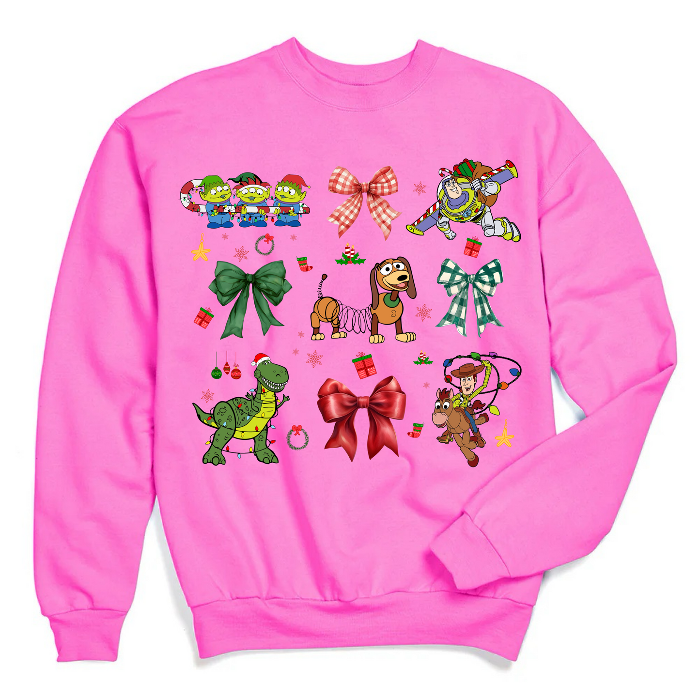 Toy Story Christmas Coquette Crewneck & Hoodie