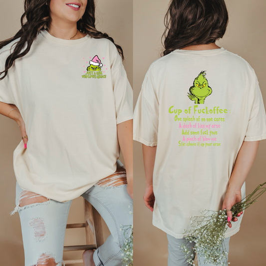 Grinch Fuckoffee Graphic Tee