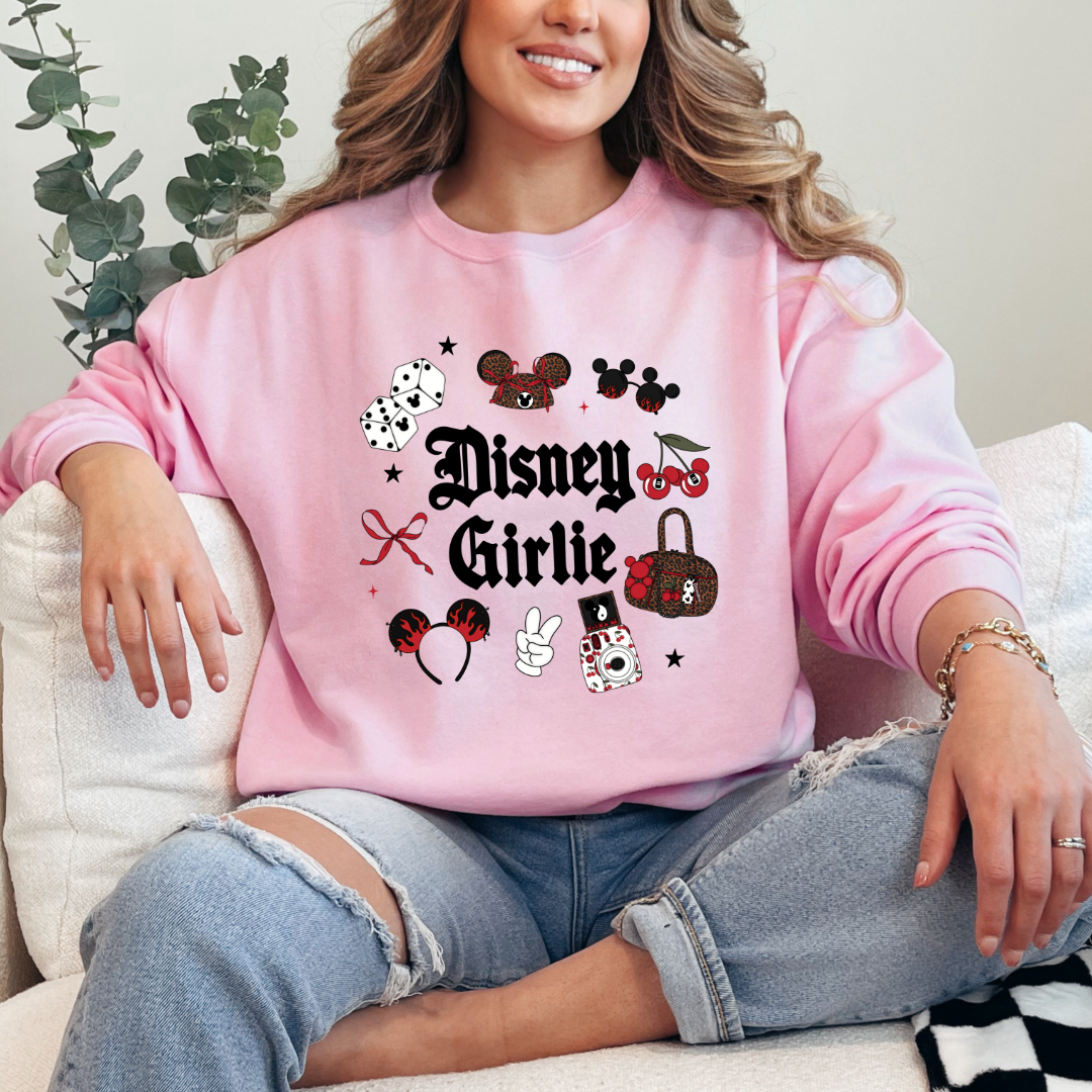 Disney Girlie Graphic Tee & Crewneck