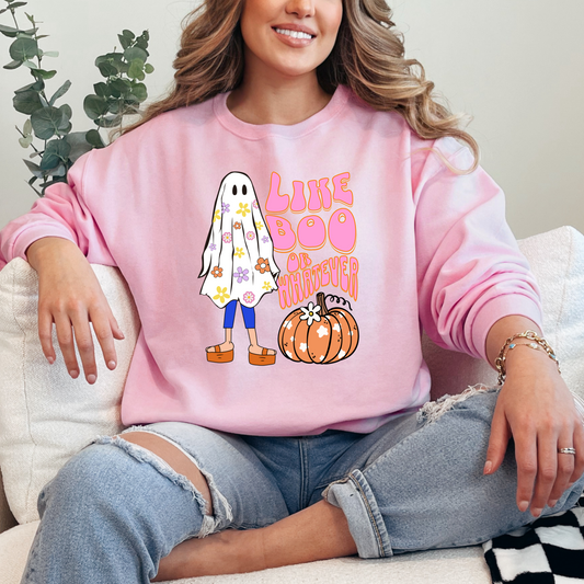 Lizzie McGuire "Like Boo or Whatever" Crewneck & Hoodie