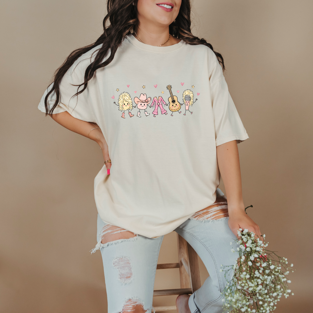 Dancing Dolly Graphic Tee & Crewneck