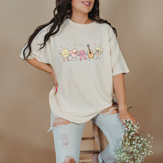 Dancing Dolly Graphic Tee & Crewneck