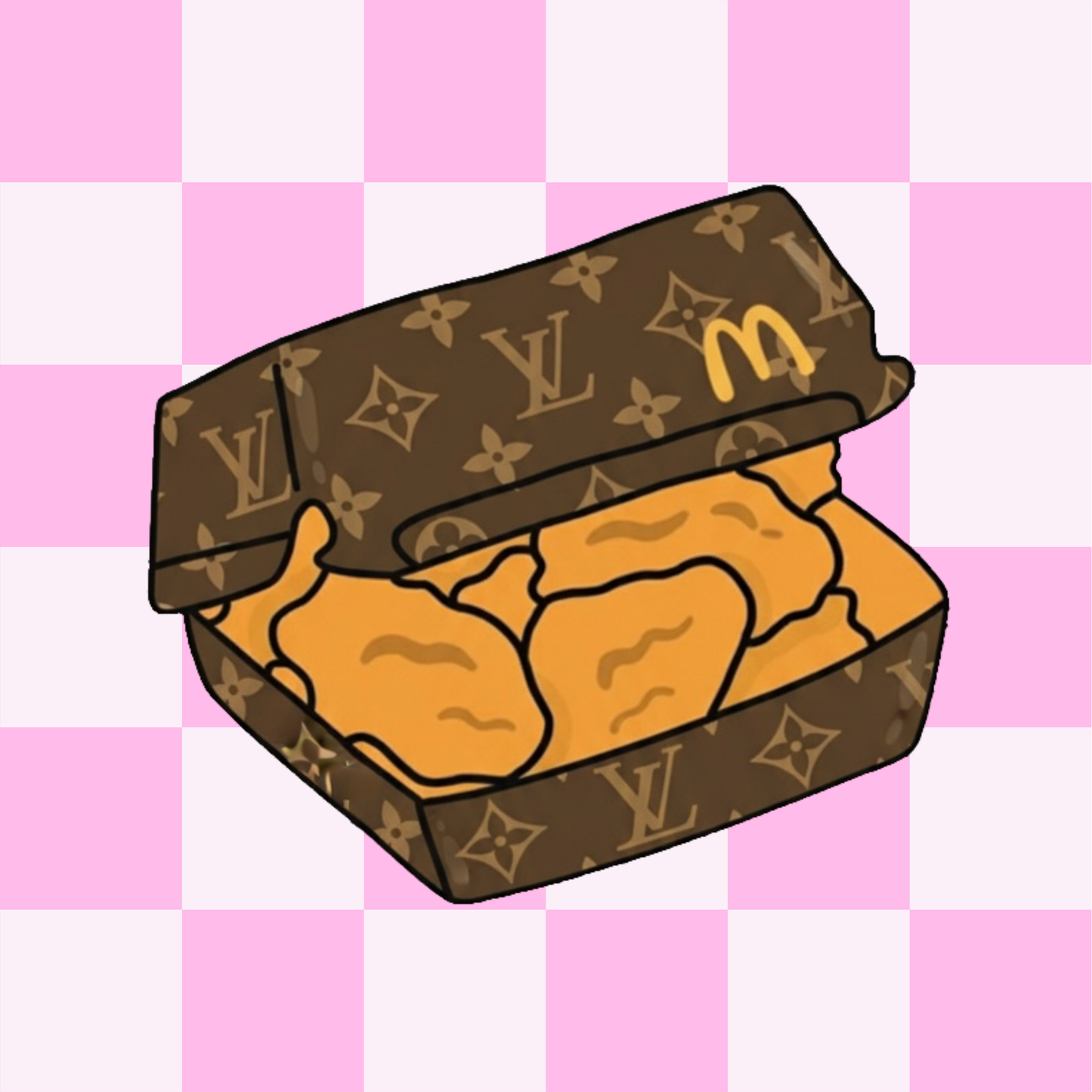 Boujie nuggets Sticker