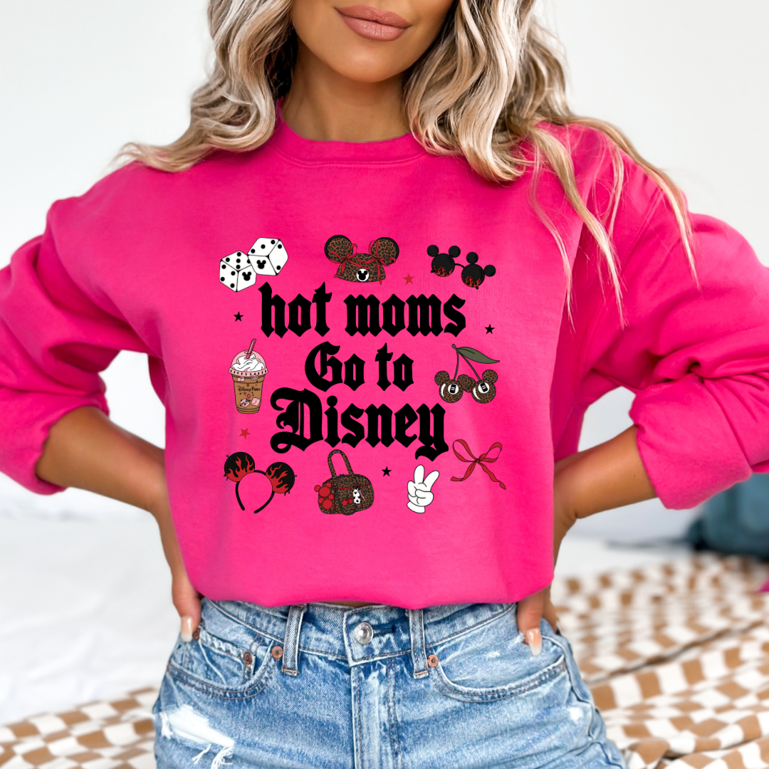 Hot moms Disney Graphic Tee & Crewneck
