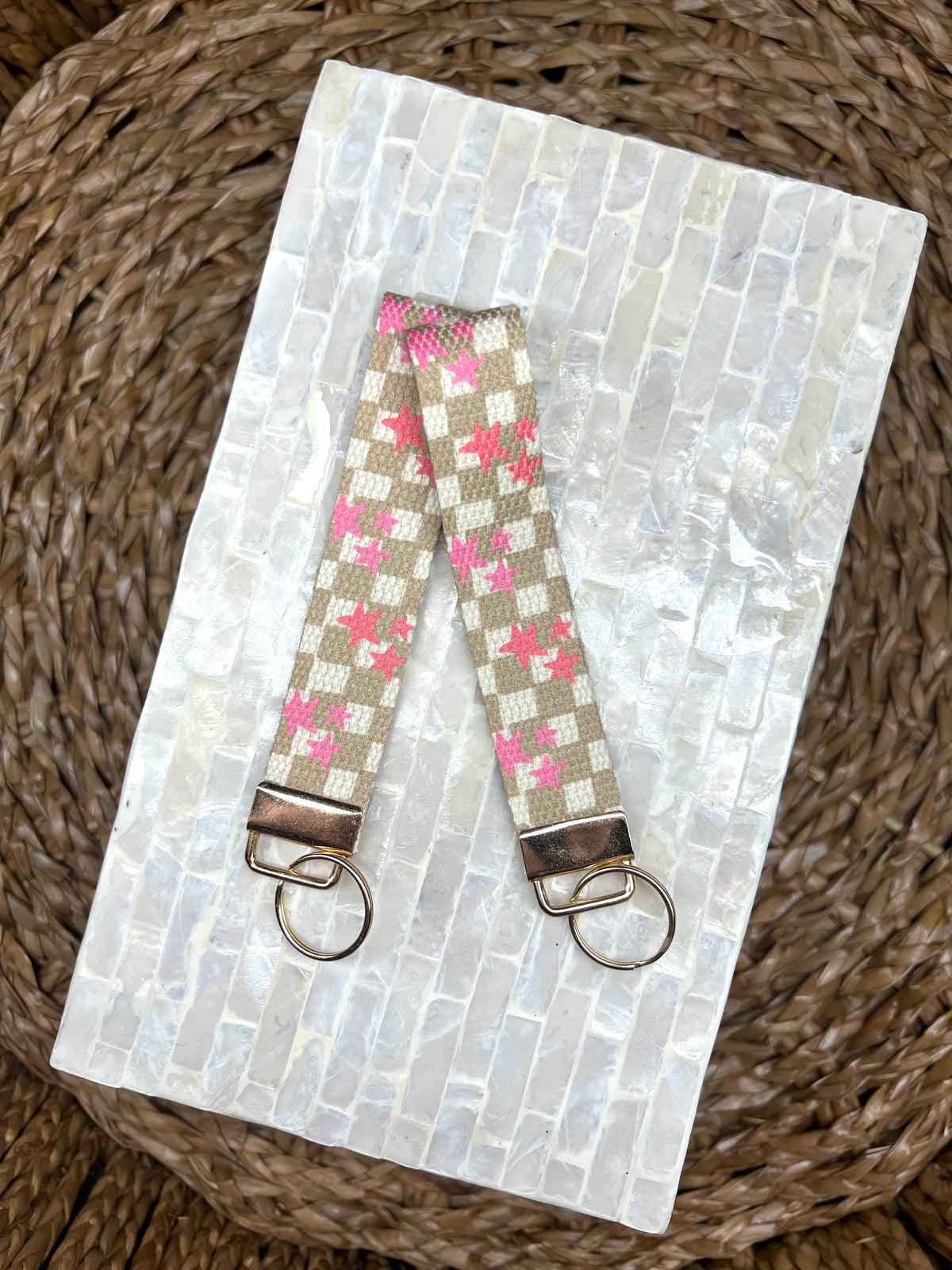 Barbies Dream House Keychain Wristlet